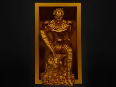 Death Book Nook - Anime Death Note Bookend - Book Shelter Prop 3D print model