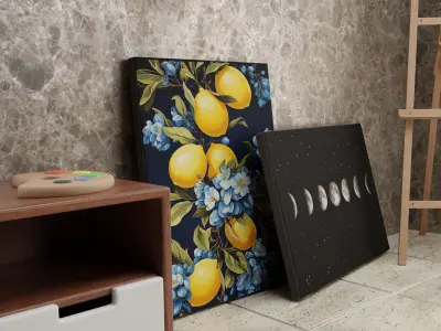 Art room interior 3D model