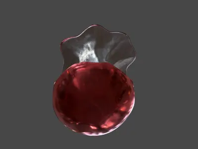 Sweet Apple Modern Sculpture 3D model