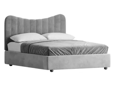 Bed LINE BEIGE by Romatti 3D model