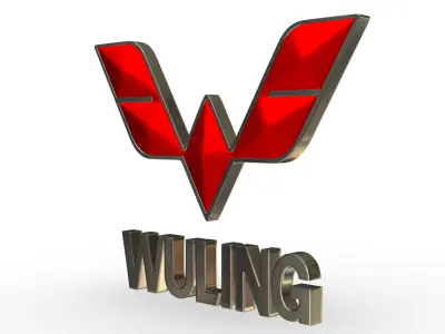 wuling logo 3D model