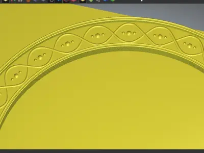 MIRROR FRAME SUN N MOON -SET- 3D print model