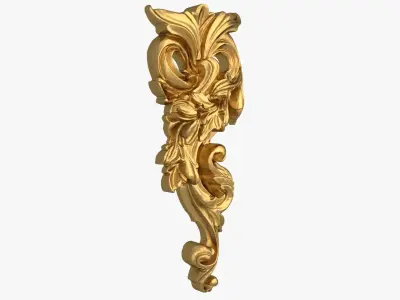 Classic decor ornament 250 3D model