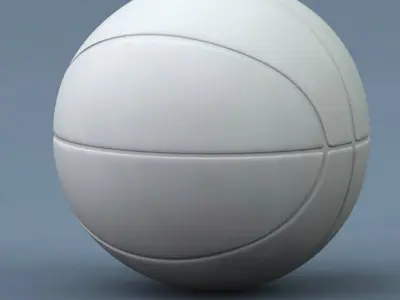 Basketball ball 3D model 19