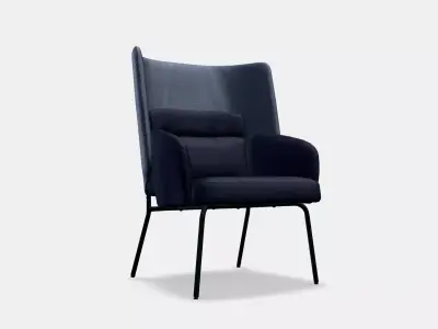 BINGSTA High-back armchair 3D model