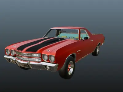Chevrolet El Camino SS 1970 3D model