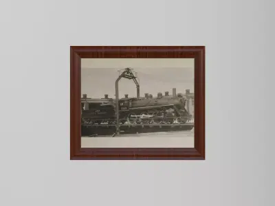 Antique Banger and Arstock Train 243 photo Free low-poly 3D model