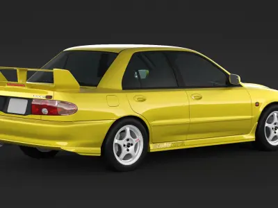 Mitsubishi Lancer Evolution 3 3D model