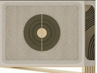  Celestial Crestwood Console Low-poly 3D model