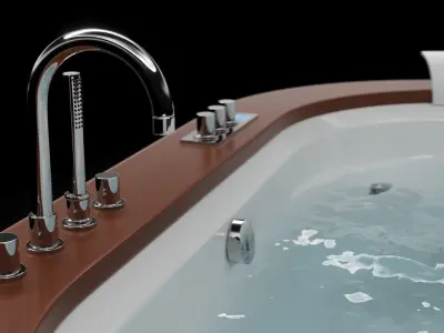 Jacuzzi Opalia Wood 3D model