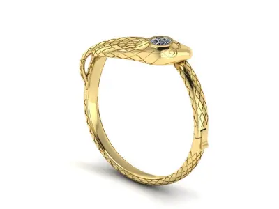 snake bangle 3D print model