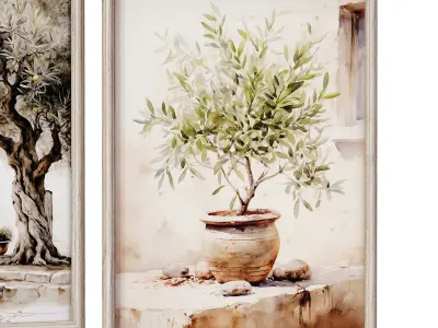 Frame Pictures Low-poly 3D model