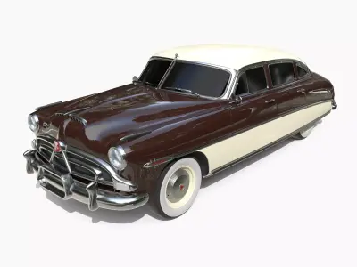4 Door Hudson Hornet v2 3D model