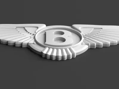 Bentley Logo 02 3D print model