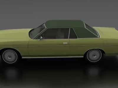 Monterey 2dr 1973 Low-poly 3D model
