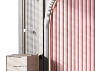Decorative Wall panel  07 3D model