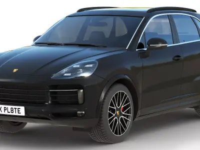 Porsche Cayenne S 2019 3D model