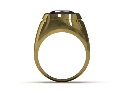 Men Signet 3DS 3D 3DM gold luxury Ring model mr0322 3D print model