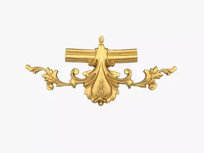 Classic decor ornament 230 3D model