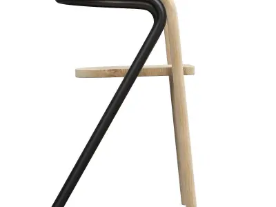 Chair Composition 3d model Low-poly 3D model