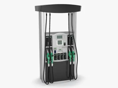 fuel dispenser 3D model