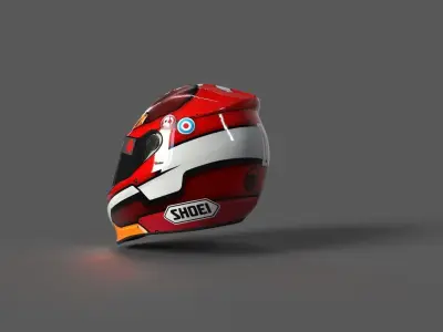 Helmet Low-poly 3D model