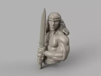 Conan The Barbarian Torso Free 3D print model