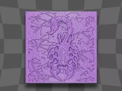 The scorpion decoration  3D print model