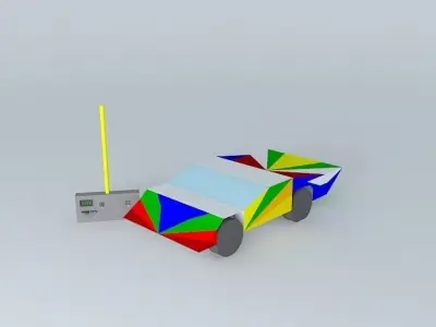 The RACE  Radio Controlled Free 3D model