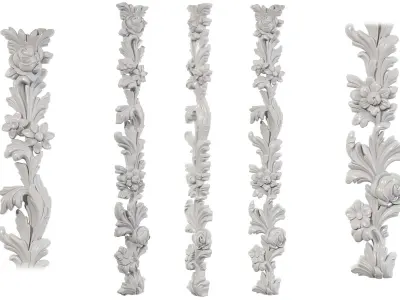 Classic carved 210 3D model