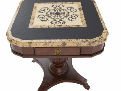 Antique Table PBR   3D model