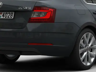 Skoda Octavia 2017 3D model