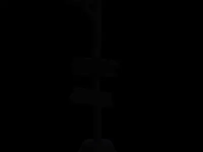 Lantern decor halloween signal Low-poly 3D model