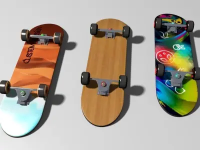 Skateboard 3D model
