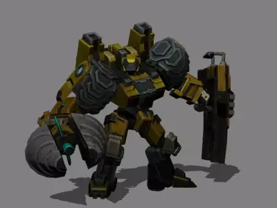 Johnson Wreck King Skin  Low-poly 3D model