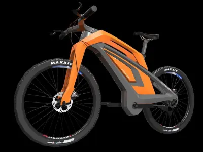 Chita Electric Mountain Bike Low-poly 3D model