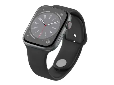  Apple Watch Series 8 Black 3D model