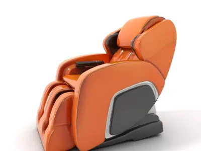 Luxury Massage Chair Model Pack for Interactive and Productio... Low-poly 3D model