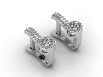 Mini Set Ring Pendant Earrings STL 3DM Womens Jewelry 3D print model