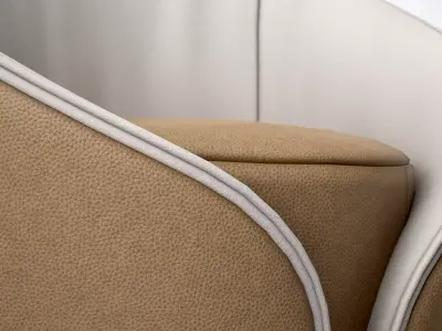 Armchair-Tonin Casa MAMA  Low-poly 3D model