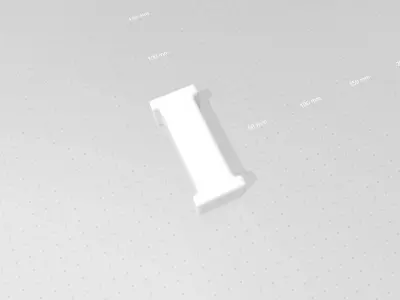 Vase I - Alphabet Vases Collection Letters - STL Printable 3D print model