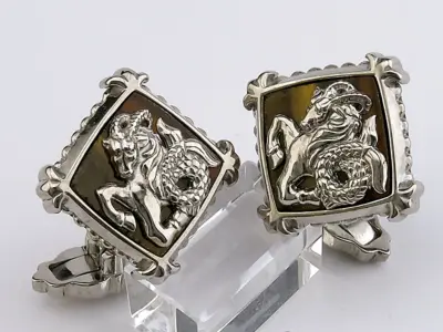 Zodiac signs Cufflinks  Capricorn 3D print model