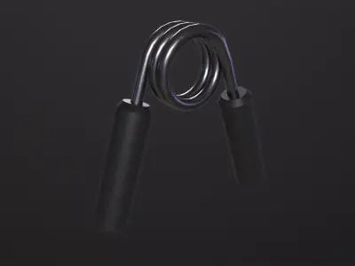 Hand Gripper 3D Model Low-poly 3D model