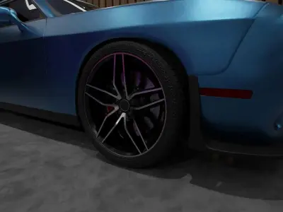 dodge challenger 2015 3D model