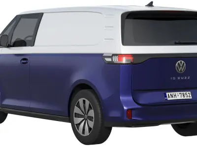 Volkswagen ID Buzz Cargo 2023 3D model
