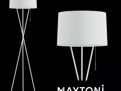 Floor lamp Gaudi MOD183-FL-01-W Maytoni Modern Free 3D model