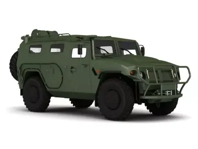 Gaz Tigr 3D model