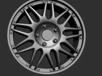 Motegi Mesh Wheels 3D Print Ready Rims 3D print model