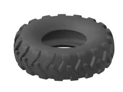 Plastic Farming Tractor Tyre Toy 3D model