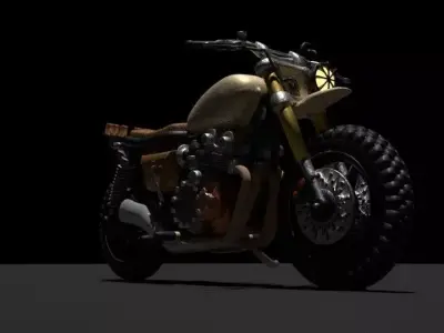 1 to 24 scale Motorcycle model for 3d printing 3D print model